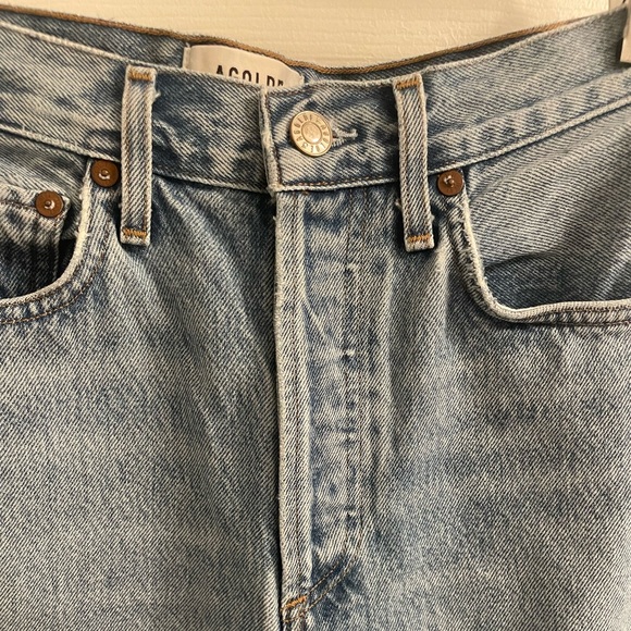 Agolde Riley High Rise Straight Crop - Picture 6 of 9